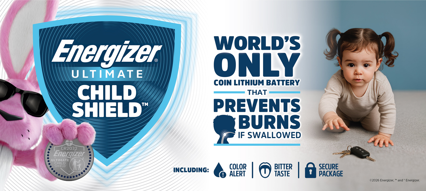 Energizer presentó unas nuevas pilas que buscan reducir su peligro para los niños